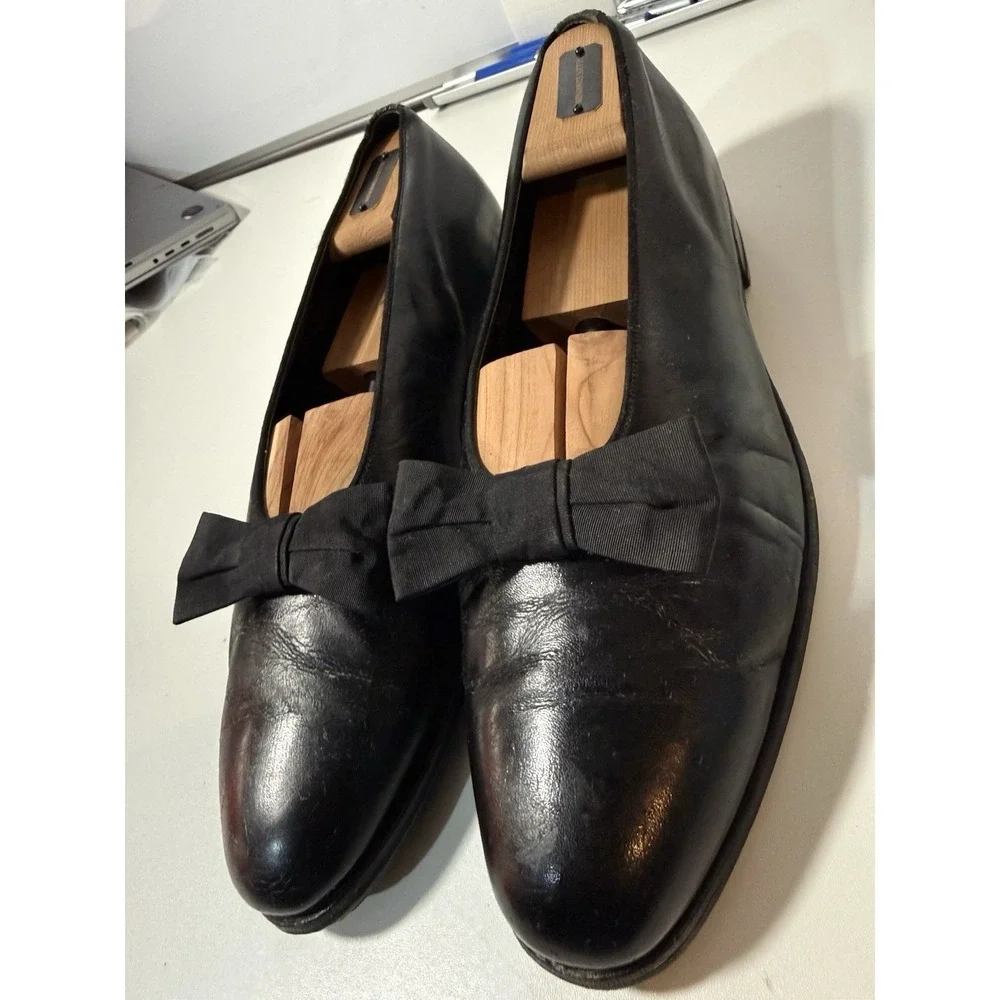 RARE VTG‎ Lloyd & Hair Custom Built Opera Pumps W/ Bow